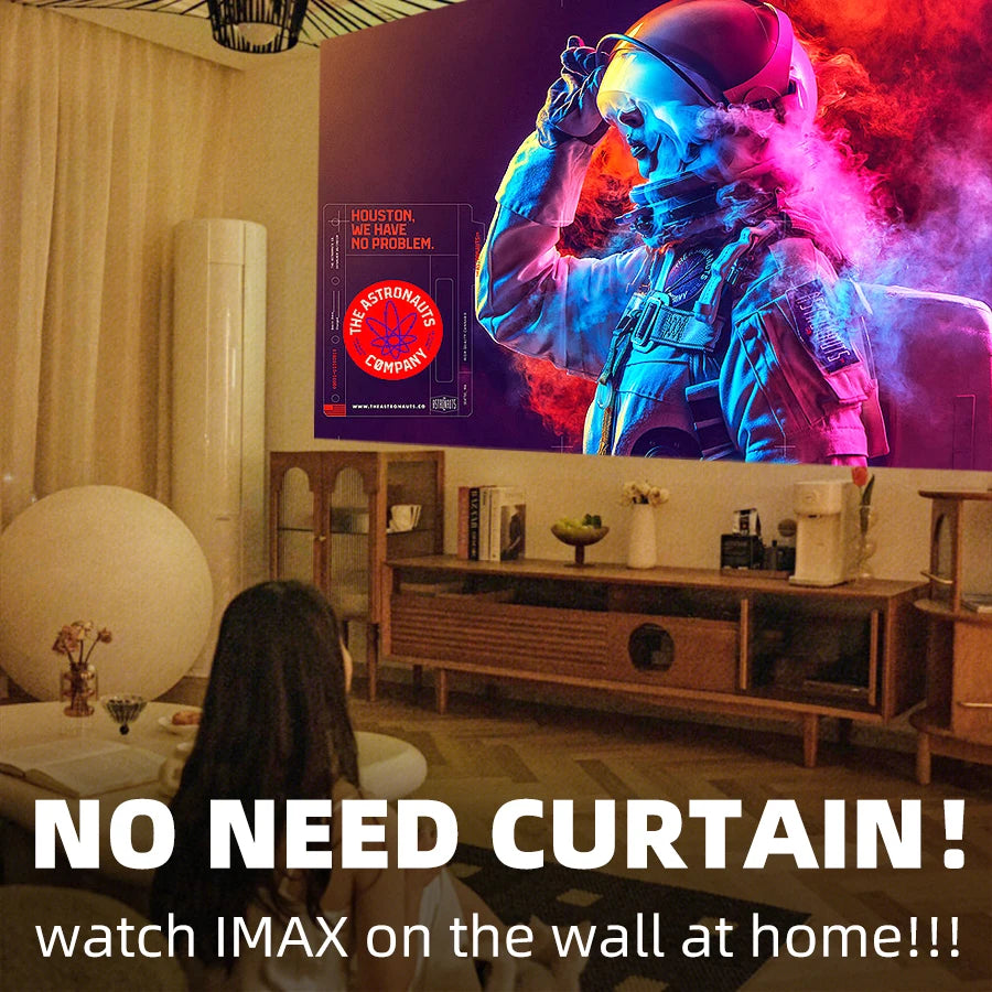 HomeMan HD Smart Wireless Projector